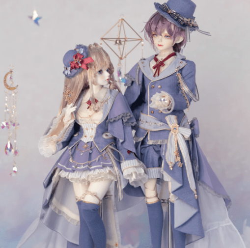 【予約販売】5月3日まで！★1/4 MDD, MSD男などドール用星天の詩洋服セット 