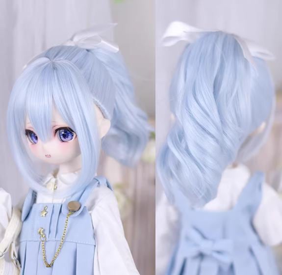U-4743【Mlin】1/3ドール(頭囲22~23cm)用ウィッグ(5色あり)