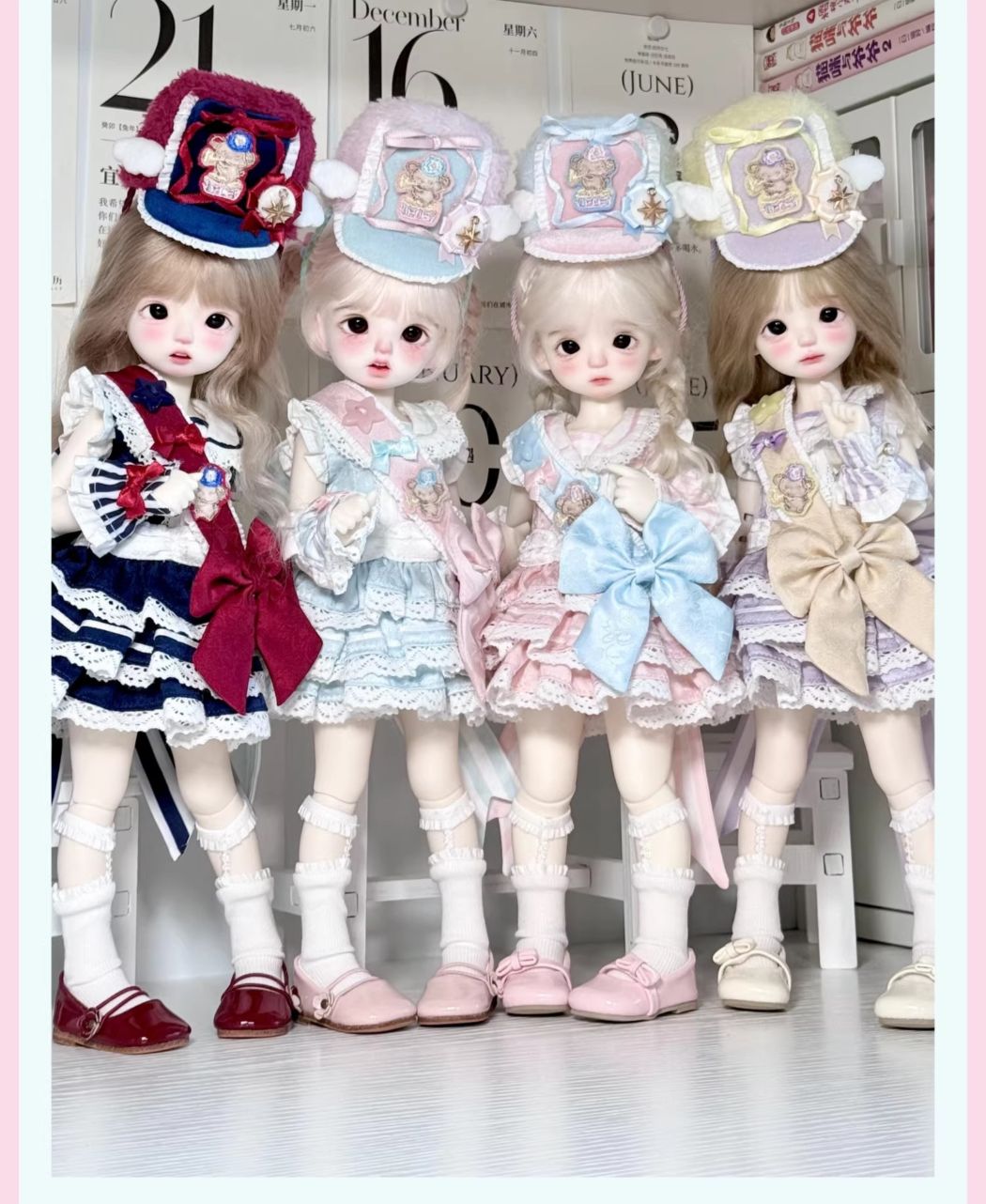 【予約販売】5月12日まで！★1/6 幼SDドール用セーラー 服セット