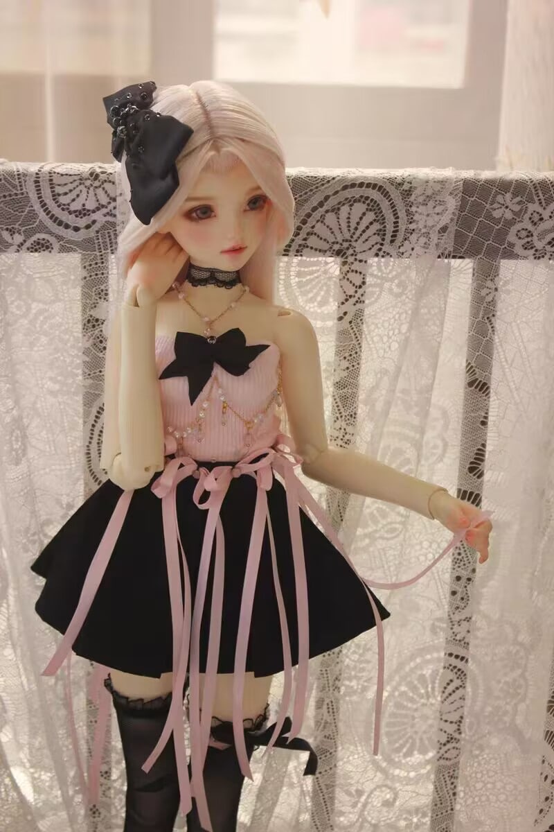 AF11696【baba】1/4 1/3★MSD~SD女ド-ル（多サイズ対応）用ドレスセット