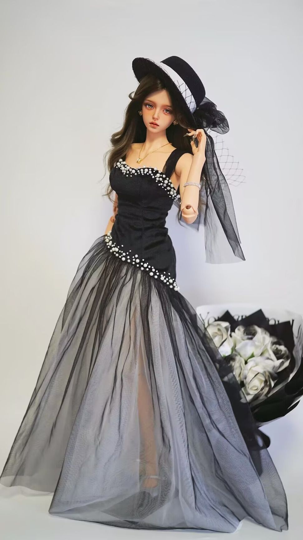 AF11698【baba】1/4 1/3★MSD~SD16女ド-ル（多サイズ対応）用ドレスセット