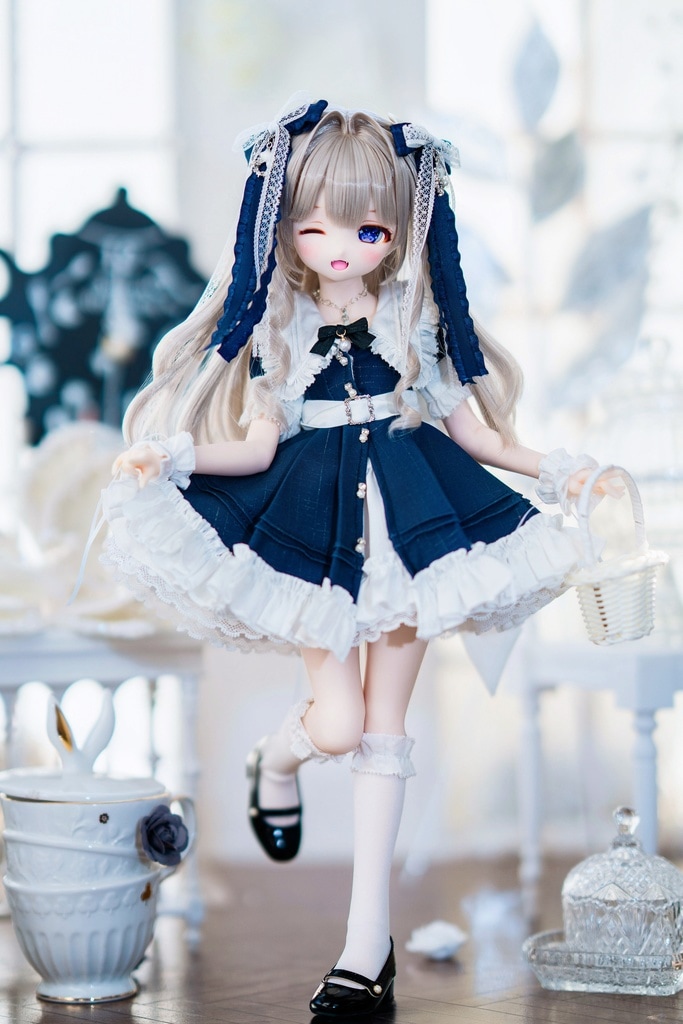 匿名配送★ドール服オーダー【16点】 即納品AF11712【mc】1/4ドール用洋服セット(紺色) | 《即納品 一覧