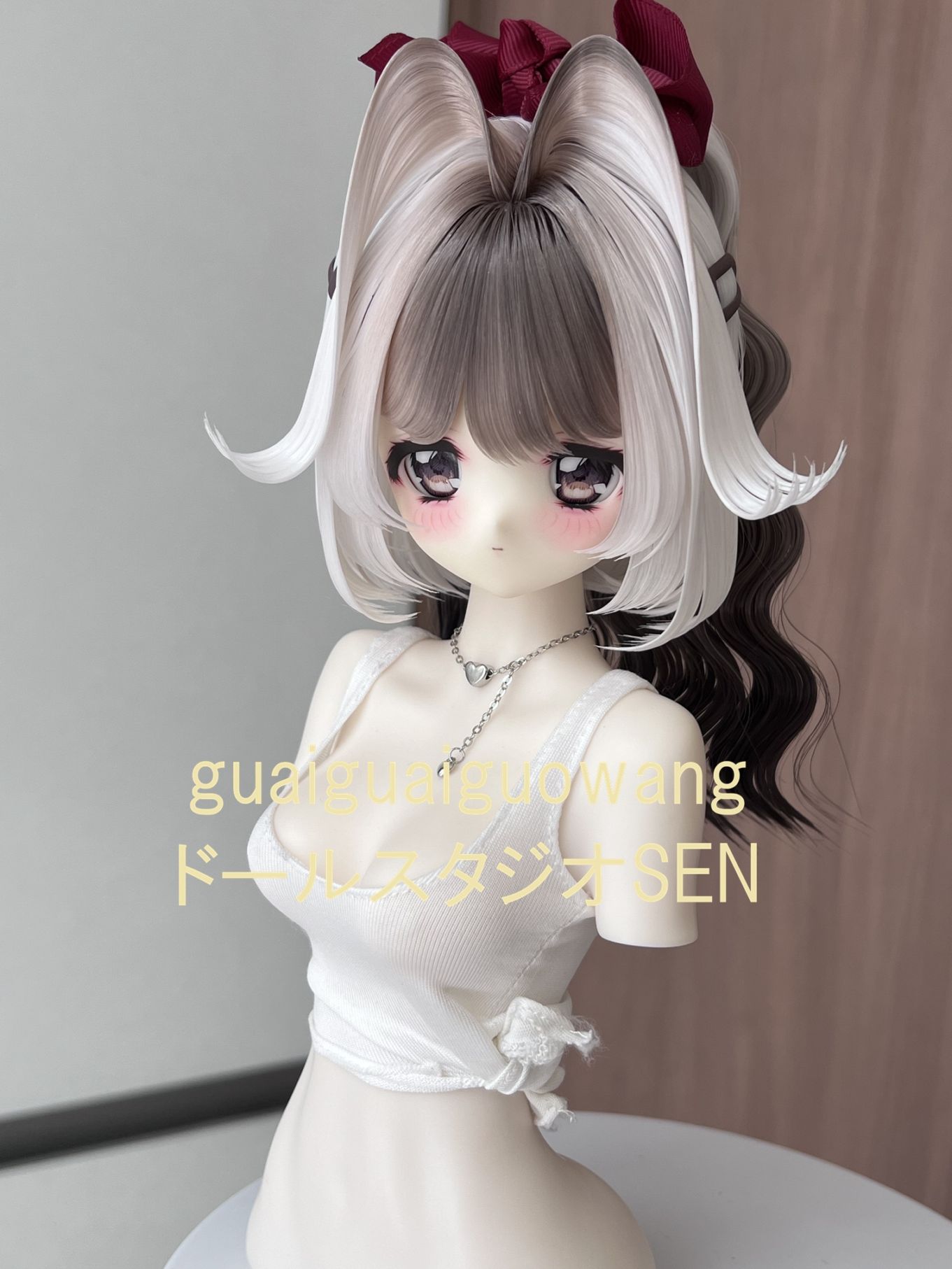 u-gg-27【GG】★グレーテンション自由！1/3ドール(頭囲22~23cm)用ウィッグ