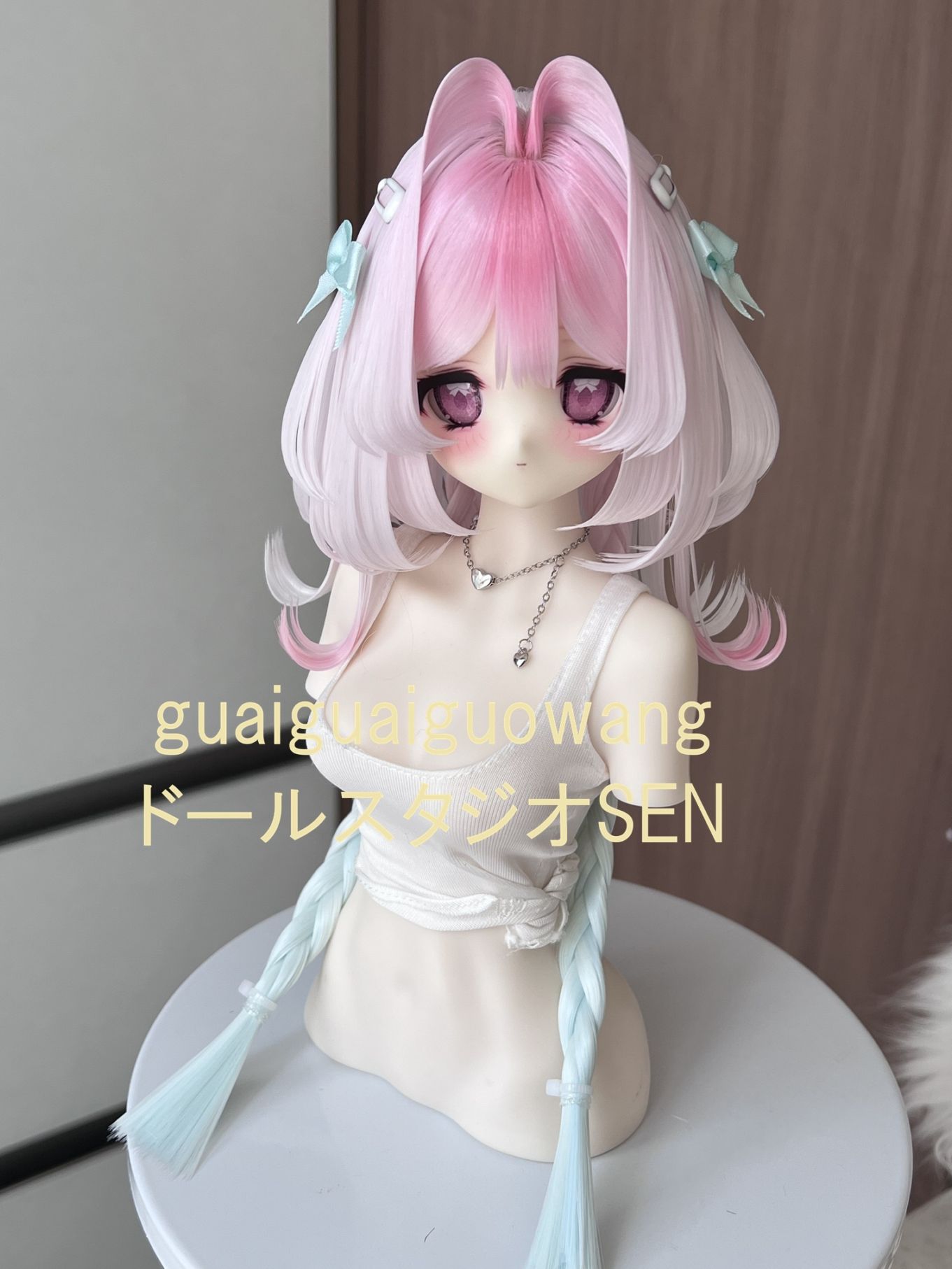 u-gg-29【GG】★グレーテンション自由！1/3ドール(頭囲22~23cm)用ウィッグ