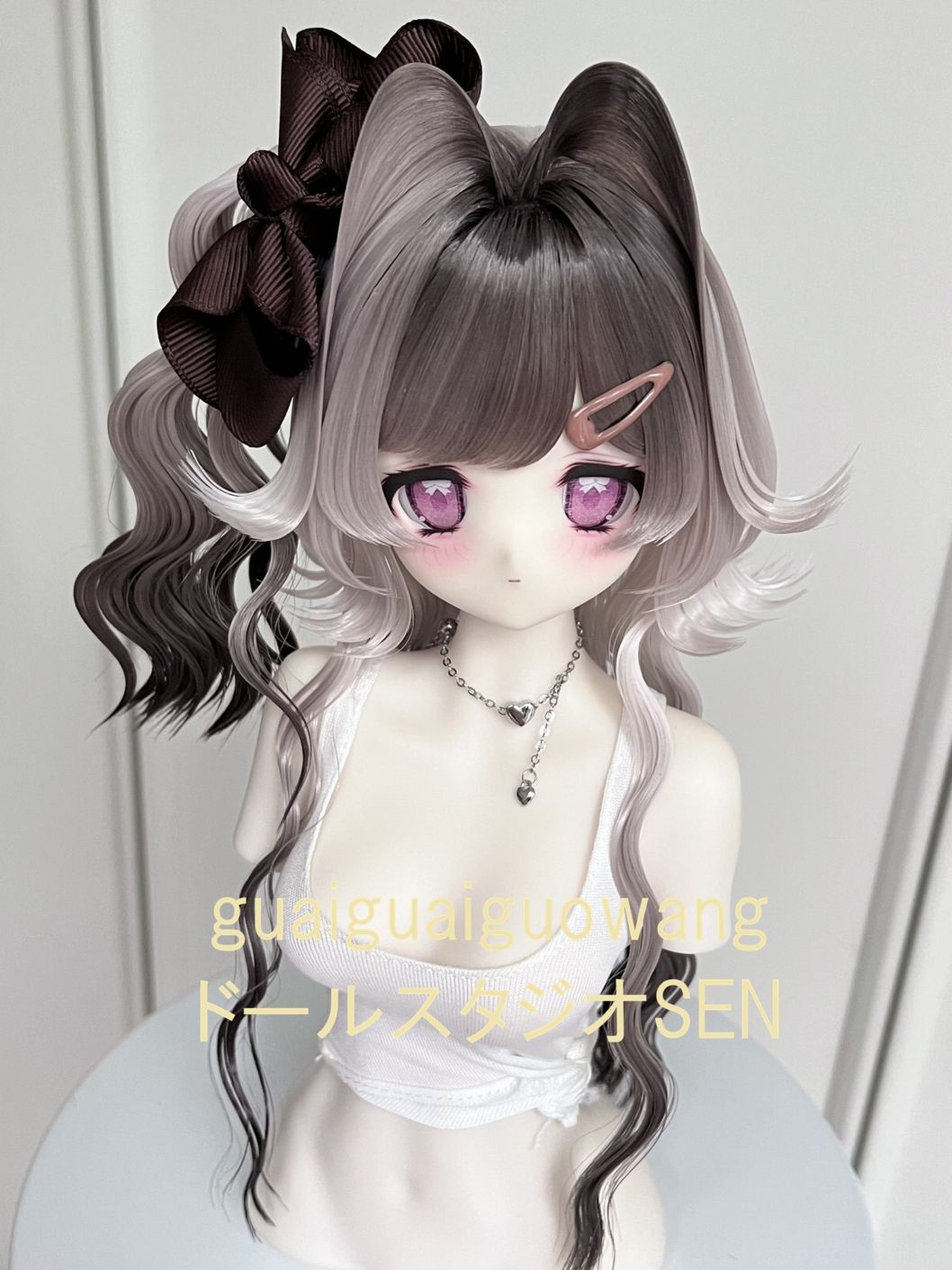 u-gg-30【GG】★グレーテンション自由！1/3ドール(頭囲22~23cm)用ウィッグ