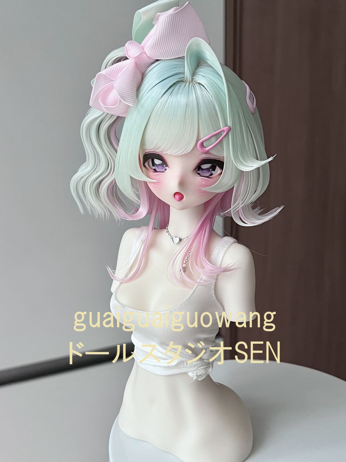 u-gg-31【GG】★グレーテンション自由！1/3ドール(頭囲22~23cm)用ウィッグ
