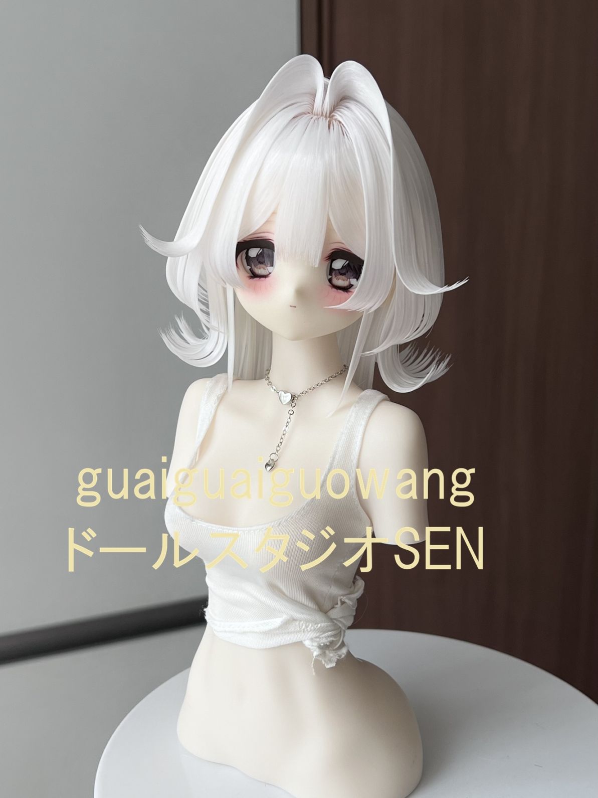 u-gg-34【GG】★グレーテンション自由！1/3ドール(頭囲22~23cm)用ウィッグ