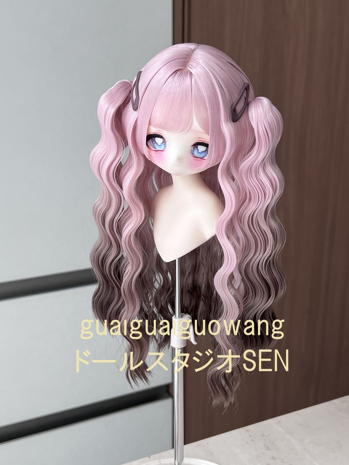 u-gg-36【GG】★グレーテンション自由！1/3ドール(頭囲22~23cm)用ウィッグ