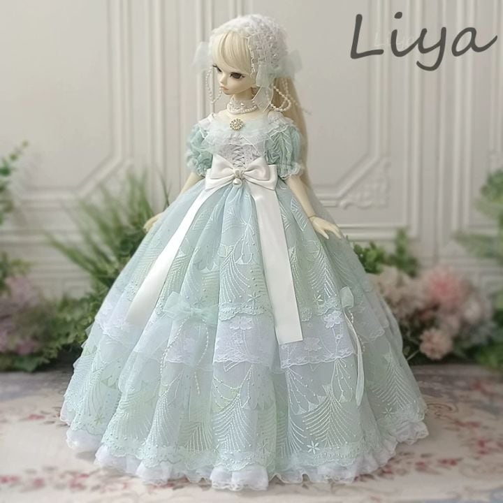 AF11724【liya】1/4 1/3☆MSD,SD/DDなどドール用ドレスセット