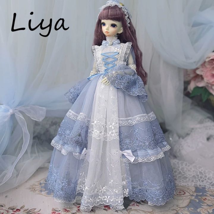 AF11727【liya】1/4 1/3☆MSD,SD/DDなどドール用ドレスセット