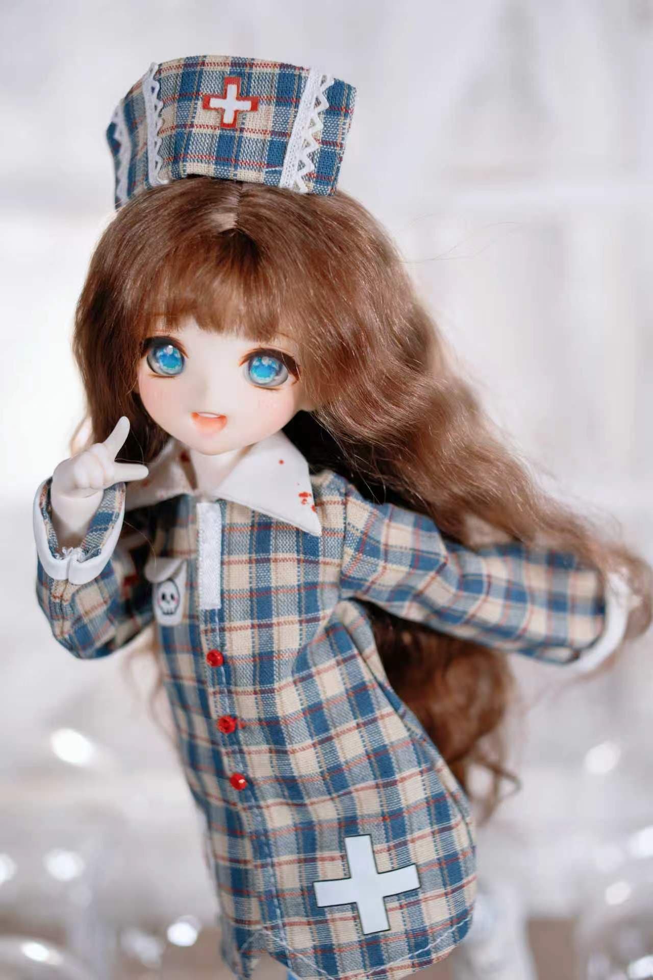 AF11742【hp】！★1/6 幼SDなどド－ル用洋服4点セット
