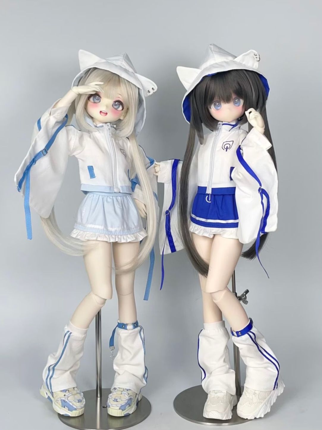 即納品AF11795【ils】1/4洋服4点セット（青色/MSD/MDD）