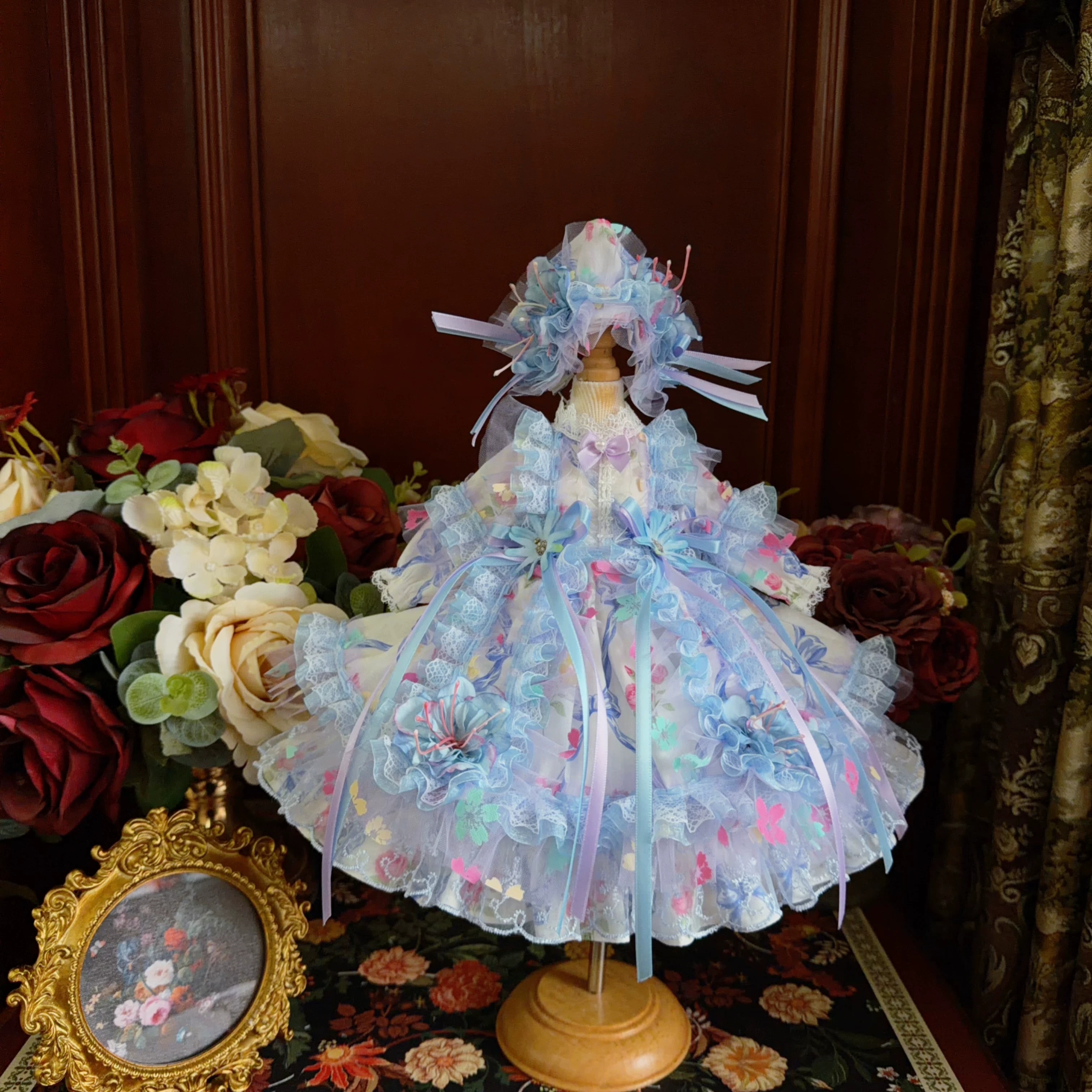 AF11820【Xmya】1/6～1/3Blythe,SD/DD,MSD,幼SD洋服2点セット