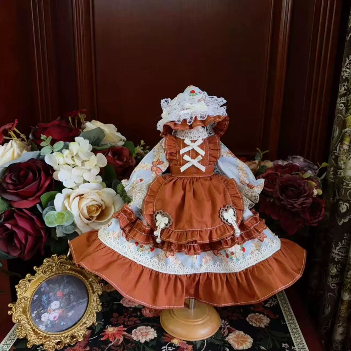 AF11822【Xmya】1/6～1/3Blythe,SD/DD,MSD,幼SD洋服2点セット