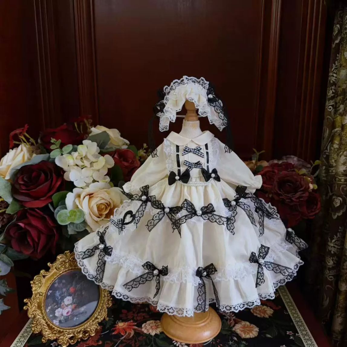 AF11823【Xmya】1/6～1/3Blythe,SD/DD,MSD,幼SD洋服2点セット