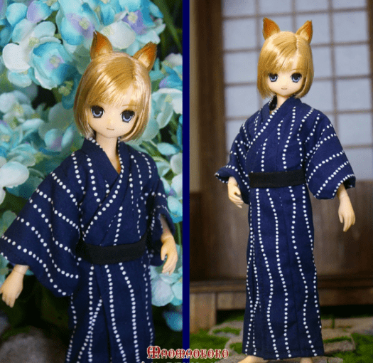 まめこ❀.*・゜dayuanbaoドール用浴衣 二セット AF11839【MOMO】1/6 幼SDド－ル用 浴衣 | ◇ドール洋服（種類別