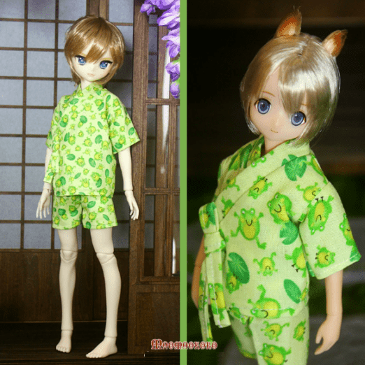 AF11841【MOMO】1/6 1/4 幼SD,MSDド－ル用和風パジャマ