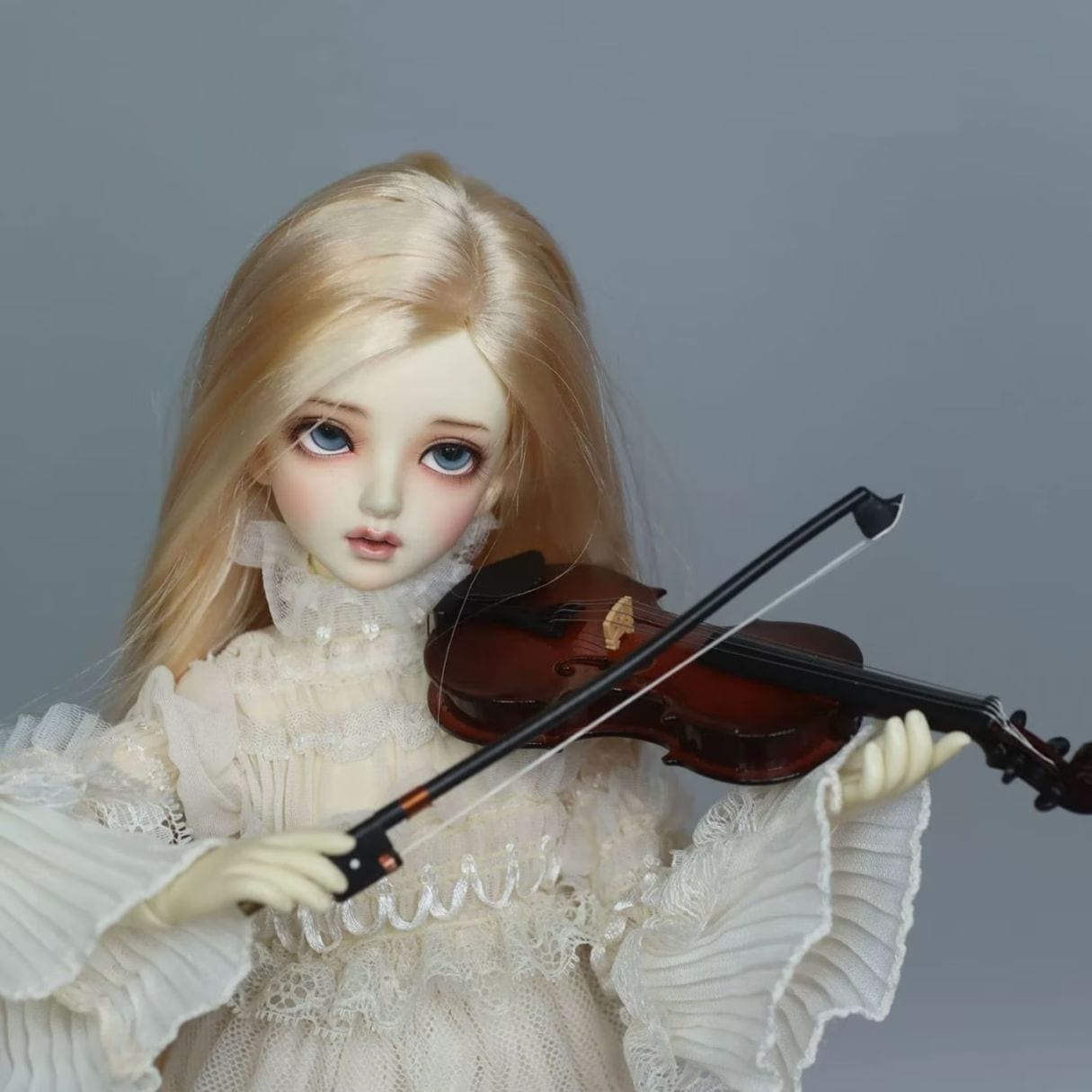 即納品(小物)KM1899【fs】小道具★バイオリン★（1/3ド-ル用）
