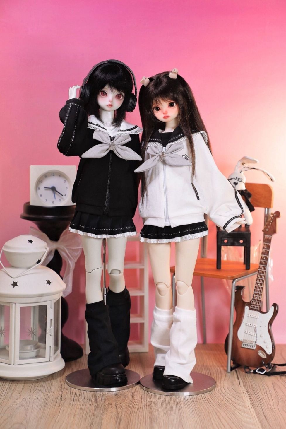 即納品AF11866【ils】1/4洋服3点セット（黒/MSD/MDD）