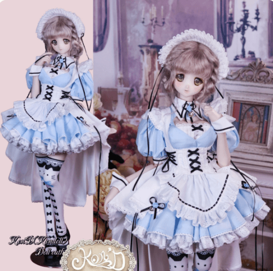 ◇ドール洋服（種類別）,メイド服/メイド風 | ドールスタジオSEN