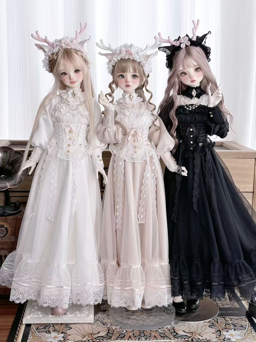 【予約販売中】9月30日まで！★1/4 MSD/MDDドール用エルフスタイル ロングドレスセット