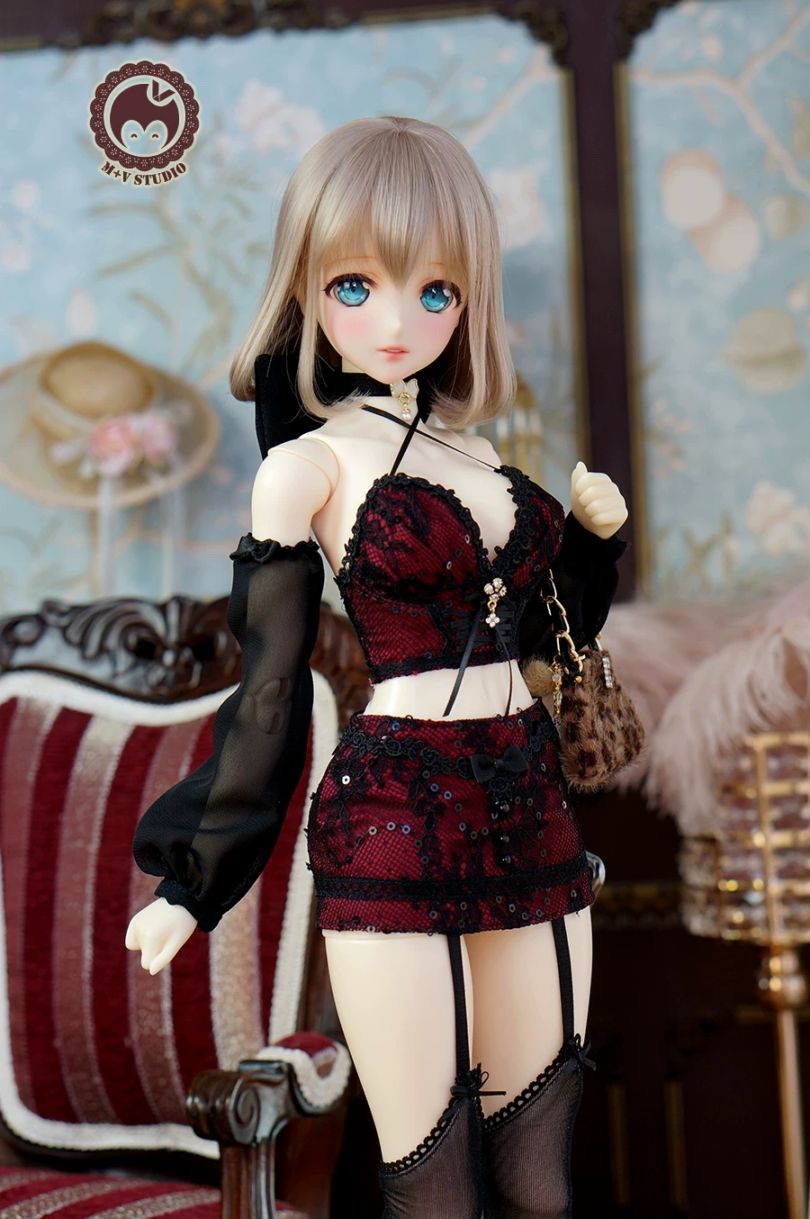 AF11968【mu】1/3★DD,DDDY,AS58/62などド－ル用洋服5点セット