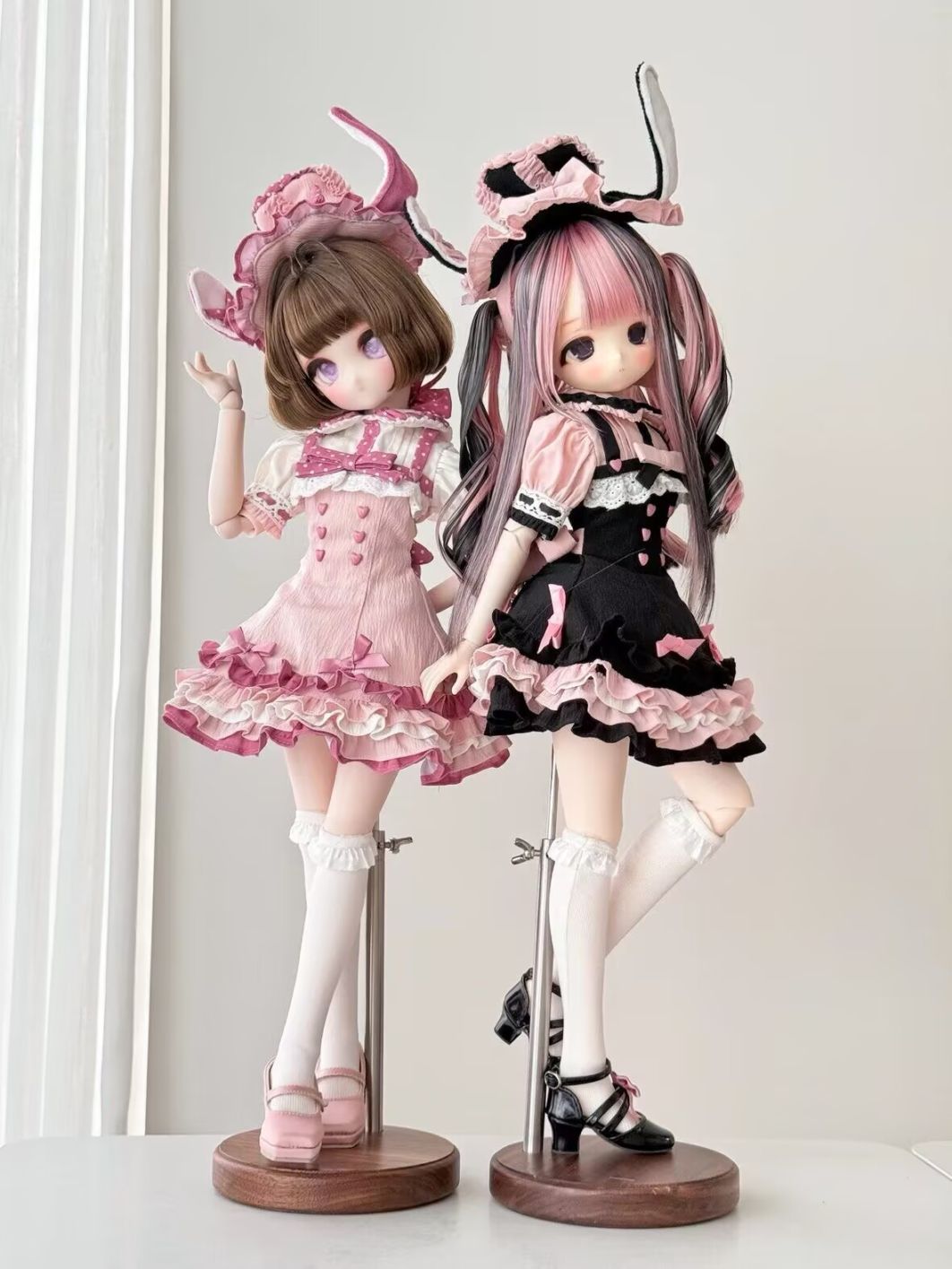 1/4 ドール服　MDD 予約販売中】10月6日まで！4色☆1/4 MSD/MDDドール用メイド風服セット