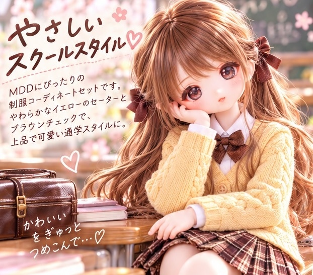 即納品AF12036【sala】1/4洋服4点セット（MSD/MDD）