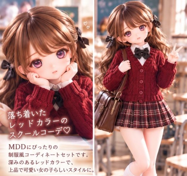 即納品AF12037【sala】1/4洋服4点セット（MSD/MDD）