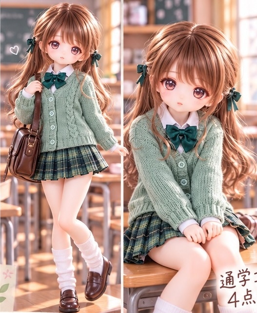 即納品AF12038【sala】1/4洋服4点セット（MSD/MDD）