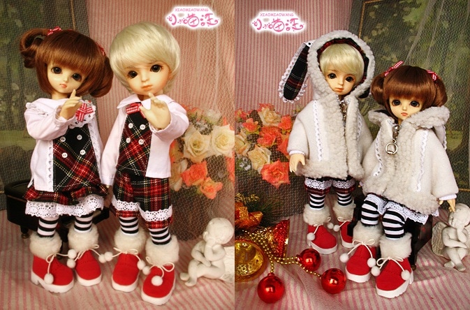 AF0788  【小猫汪】幼SD用クリスマス4点セット