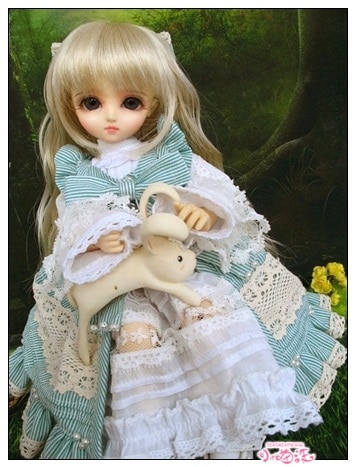 AF0793  【小猫汪】幼SD用田園ドレス５点セット