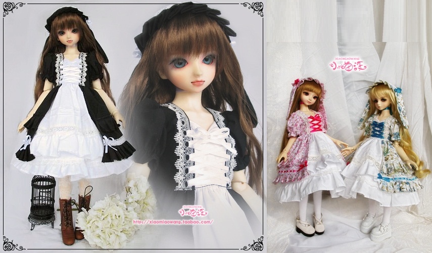 AF0801 【小猫汪】1/4MSD,SD用ドレス４点セット