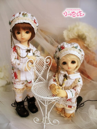 AF0812【小猫汪】幼SD用秋洋服４点セット