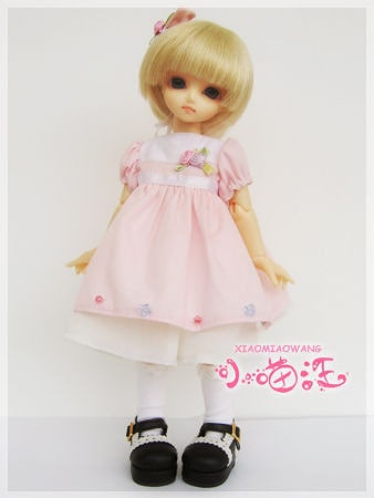 AF0814【小猫汪】幼SD用お姫様ドレス４点セット