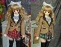 AF0895 【M3Stadio】SD,DD(M/L/Dｙ）用制服5点セット|制服/学生/児童/セーラー|◆ドール洋服（種類別）