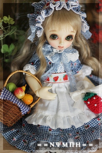 AF1307【D.P】幼SD田園風ドレス7点セット