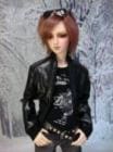 AF0117  【M3】MSD,SD13,SD17少年用革ジャケットB|単品コート/ジャケット/上着類|◆ドール洋服（種類別）