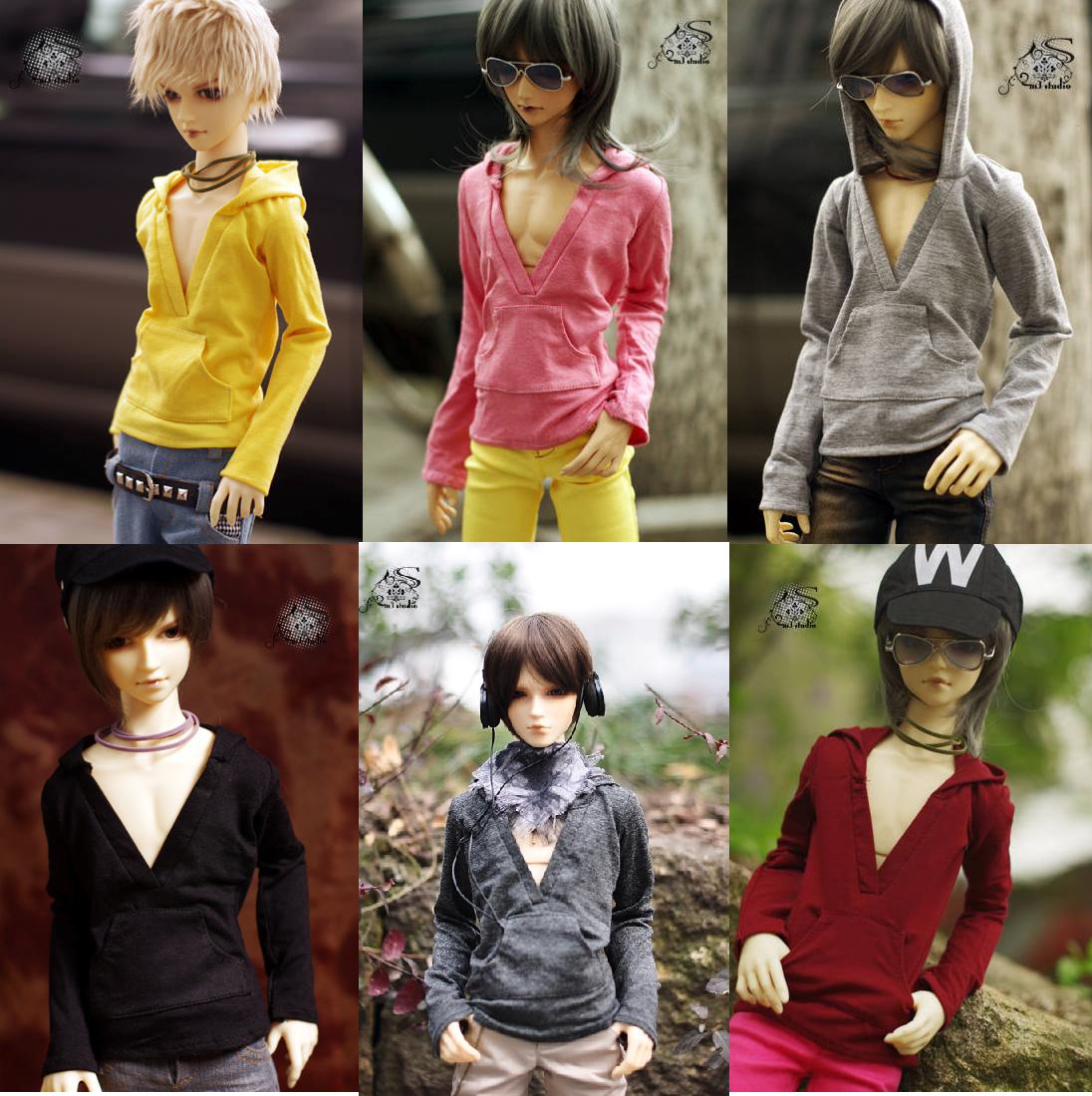 AF0332【M3】1/3MSD,SD,SD13,SD17用パーカー（6色あり）