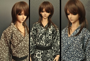 AF1051 【M3Stadio】1/3MSD/SD13/SD17　 浴衣(3色あり）