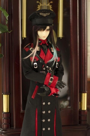 AF2684【wwdz】1/3SD13,SD17（多サイズ対応）軍風制服6点セット