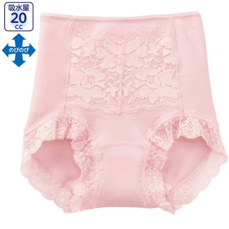 安心快適フロントレース1分丈ショーツ