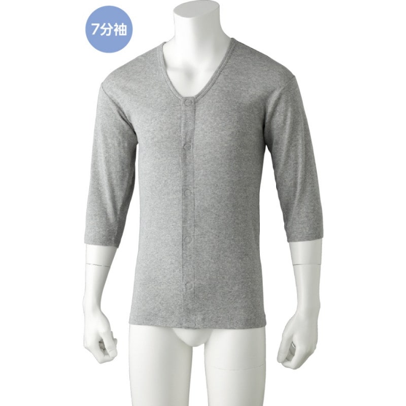 7分袖ワンタッチシャツ(2枚組)