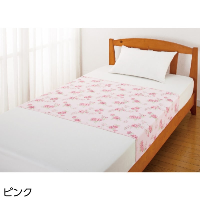 花柄プリント防水シーツ(大)