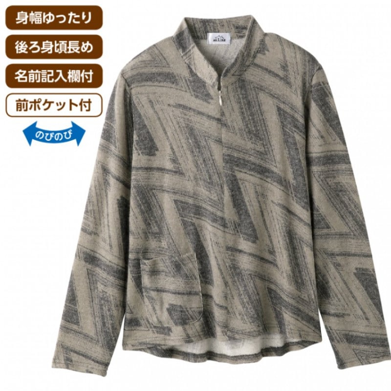 ロングファスナーＴシャツ