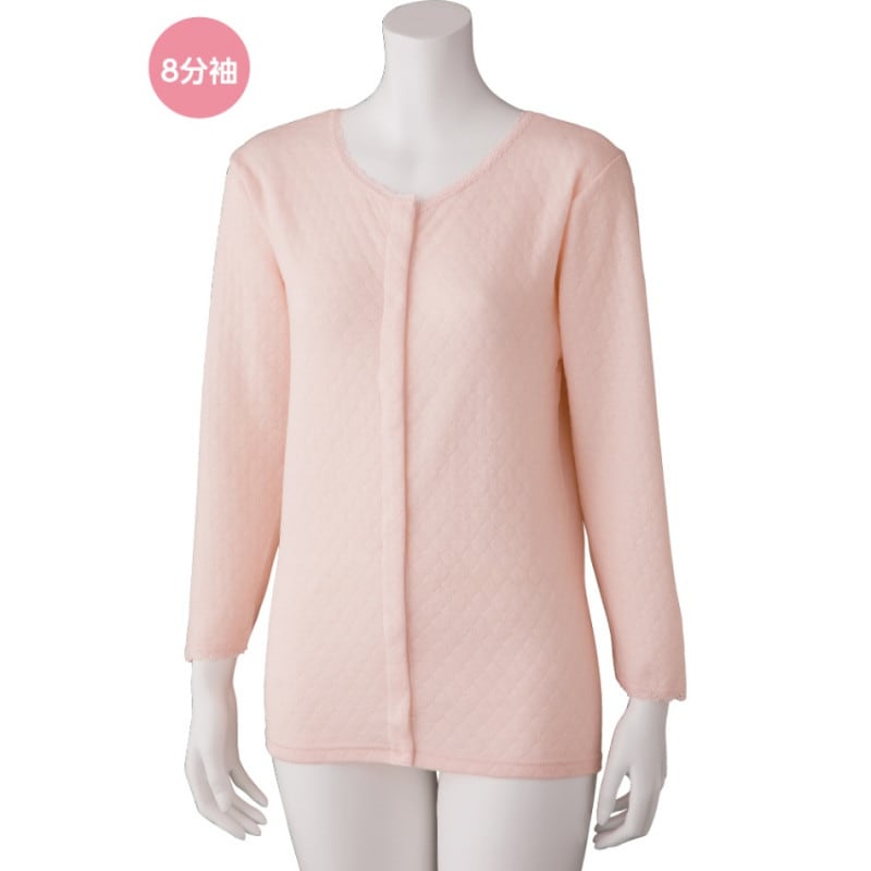 キルト8分袖ホックインナー