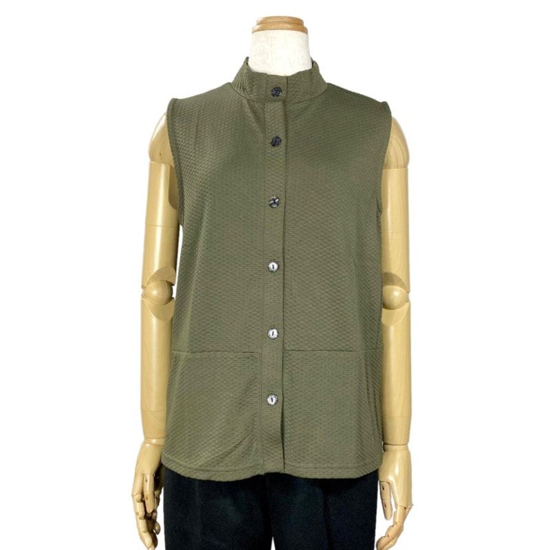 【Sサイズ】ドット柄ジャガードベスト