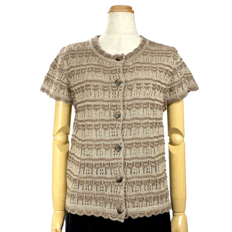 【Sサイズ】日本製透かし柄ベスト