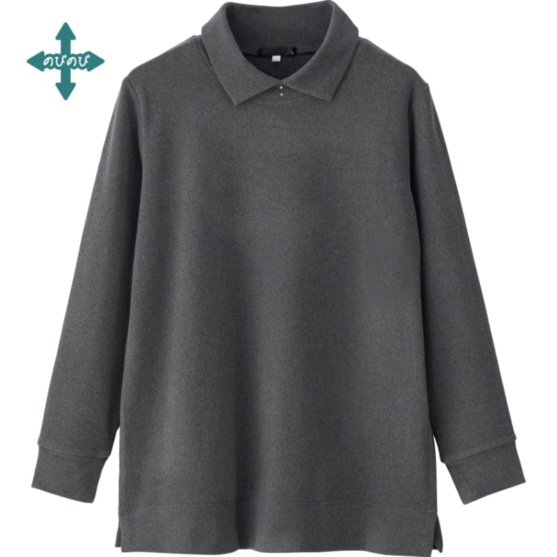 マルチストレッチ衿付きＴシャツ