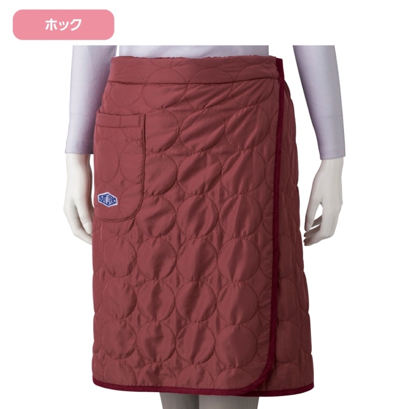 キルト裏ボア巻きスカート